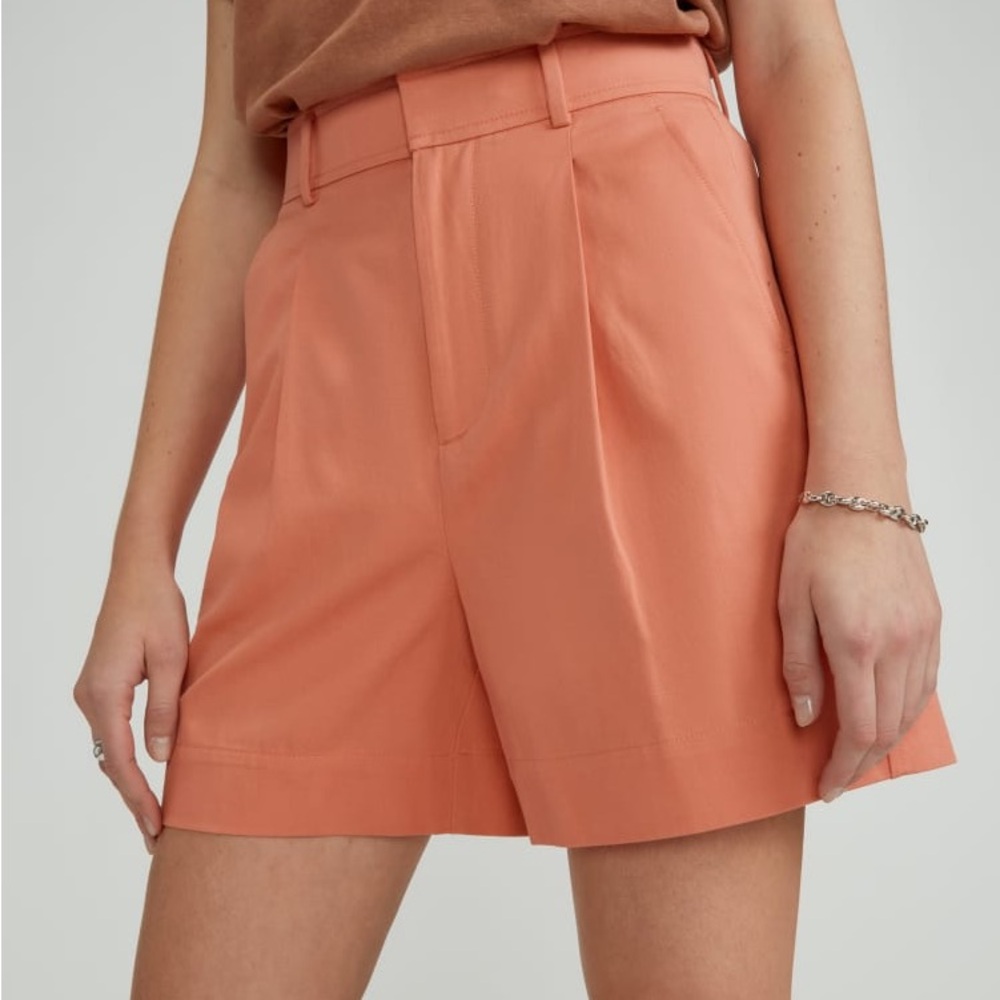 NWT Everlane the Draper short in Buttersmooth Tawny Pink